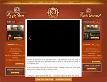 Tablet Screenshot of hotelparkchandigarh.com